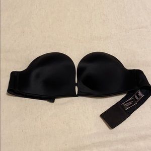 Victoria’s Secret black strapless bra